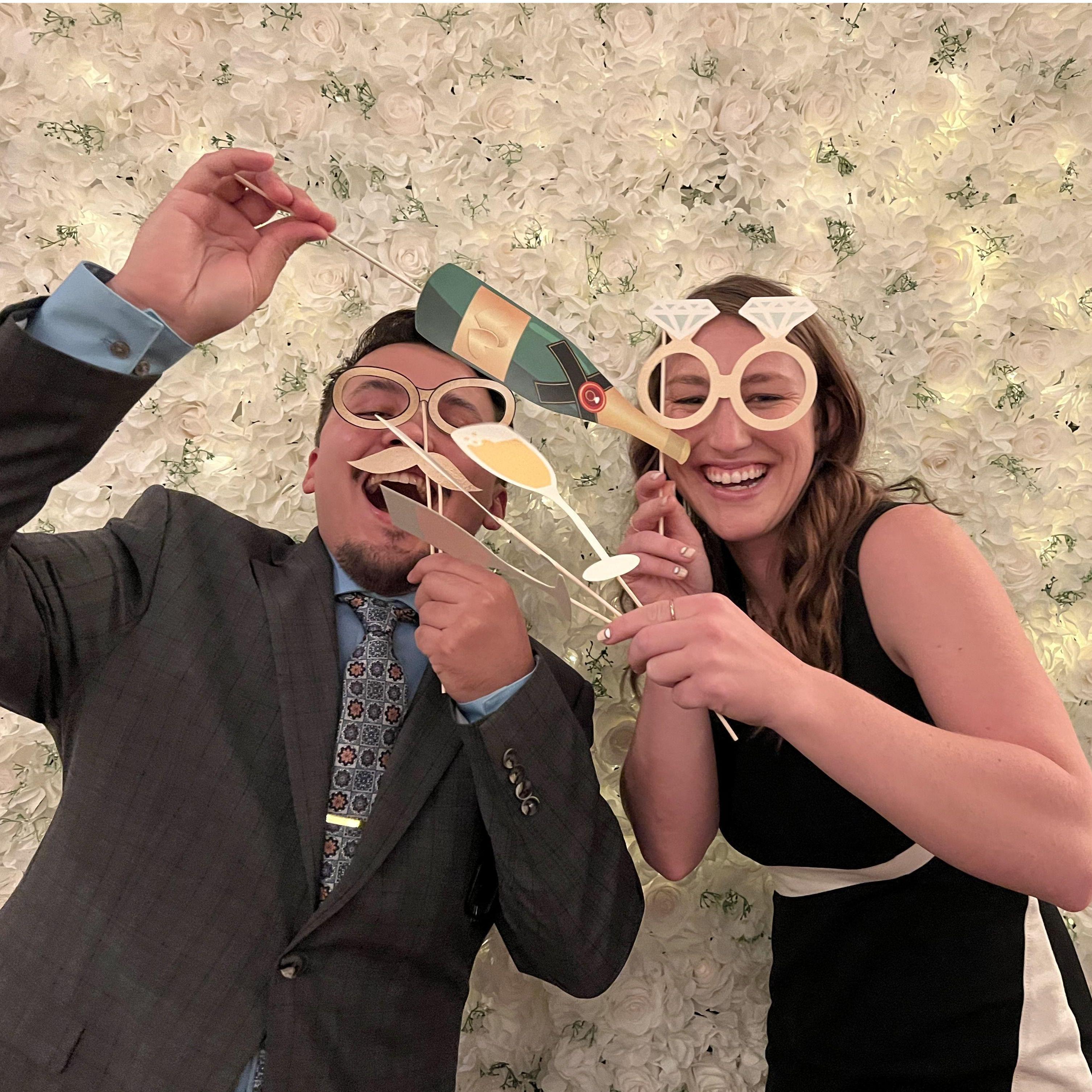 still "just friends" at a wedding.....