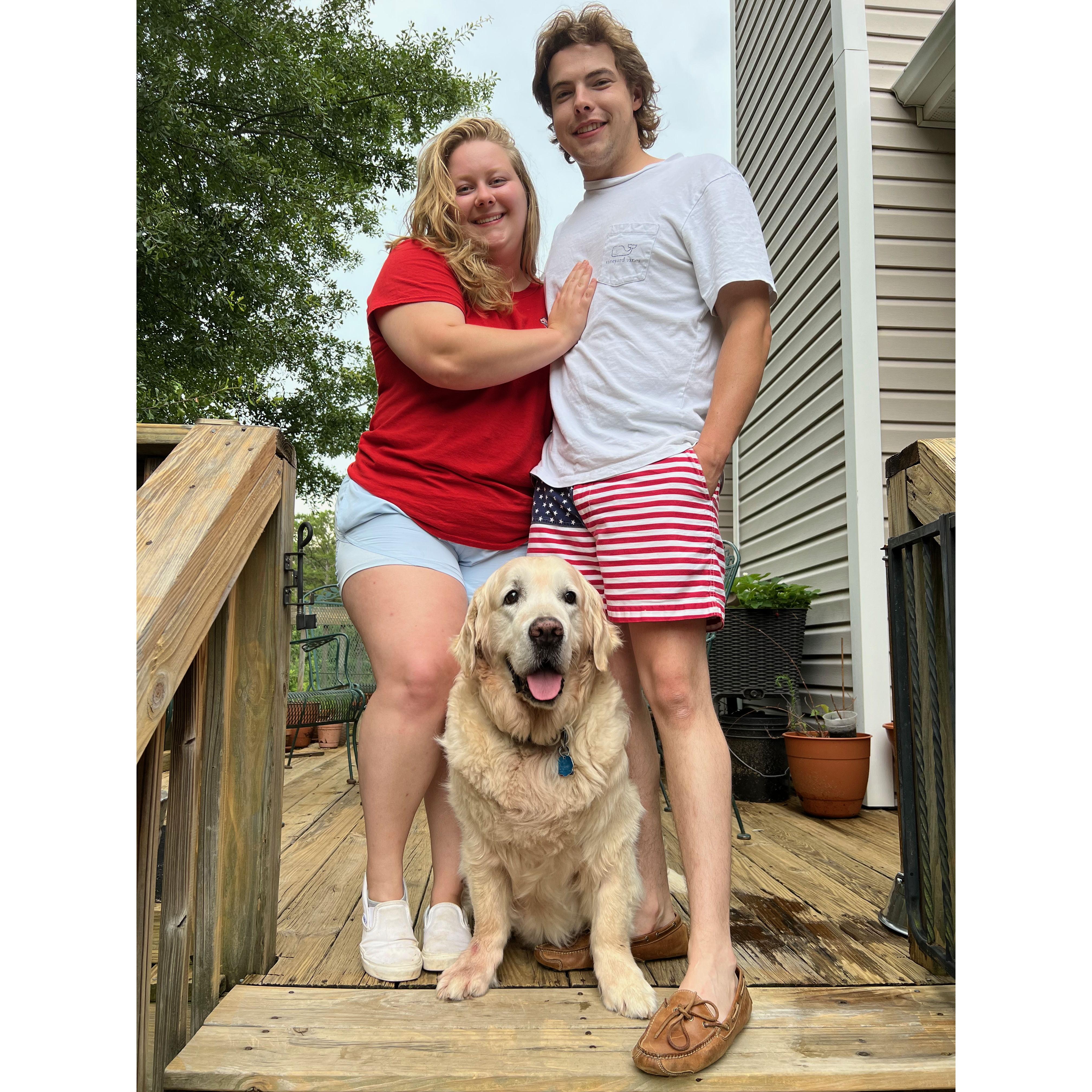 Fourth of July with our Bear!