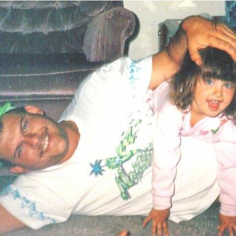 Ashley and Dad!