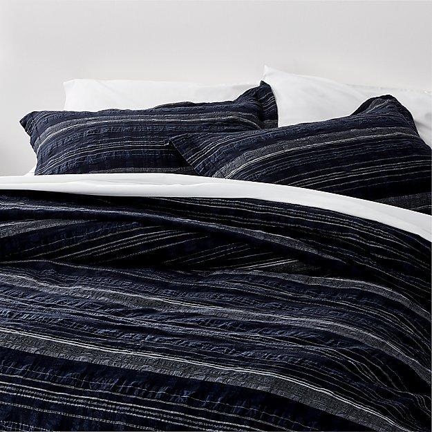 Nagano Full/Queen Seersucker Duvet Cover