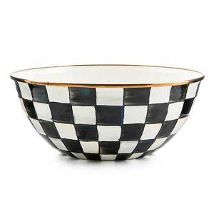 Mackenzie Childs Courtly Check Large Everyday Bowl