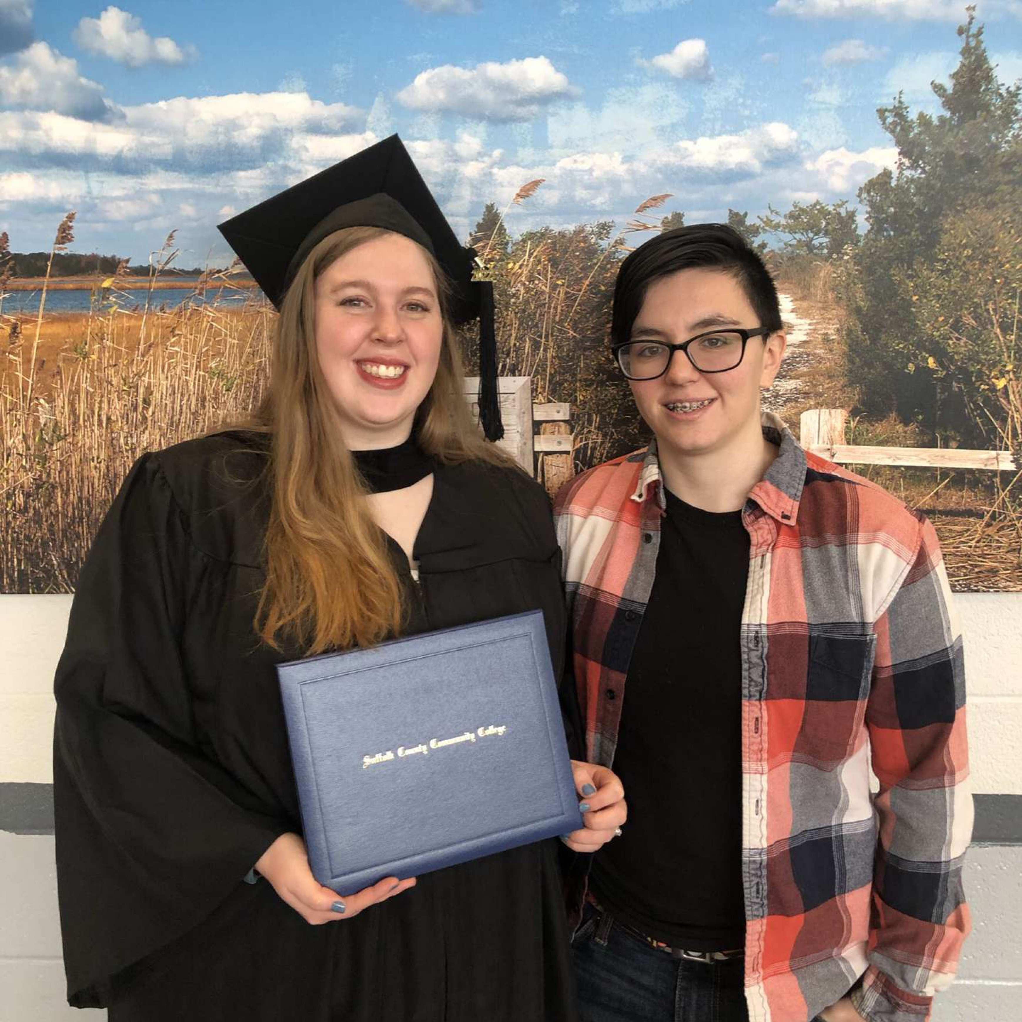 Shannon's graduation from culinary school.