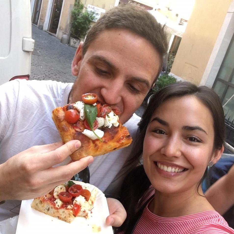 Favorite bakery in Rome, no time to cheese for the picture!
