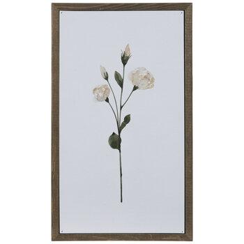 Blush Carnation Wood Wall Decor