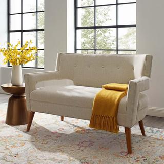 Sheer Upholstered Loveseat