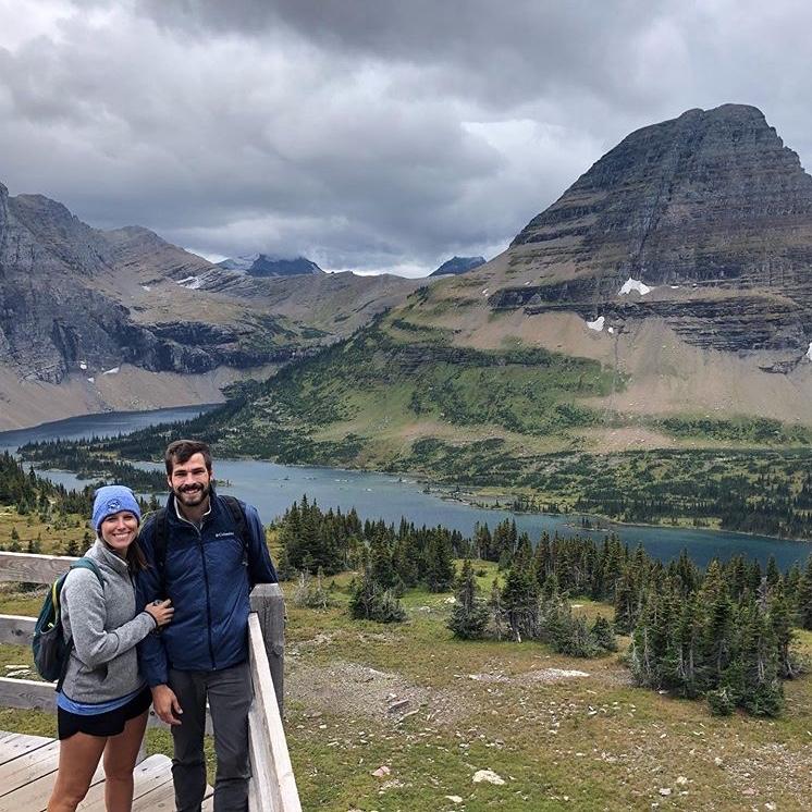 Trip to Montana in 2019 for a wedding right after we started dating - Micah who took the photo holds it against us that we hadn't told him yet.