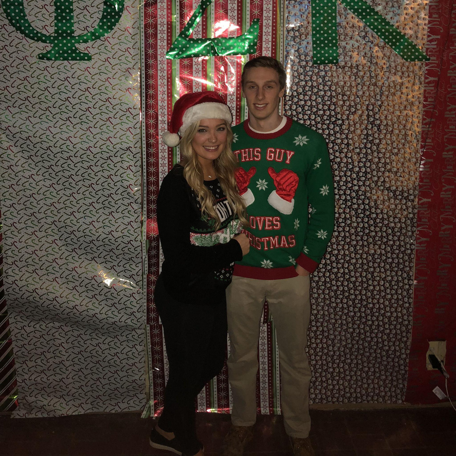 December 2nd, 2017! The day after Chris asked me to be his girlfriend. He introduced me as his girlfriend at this fraternity date party!