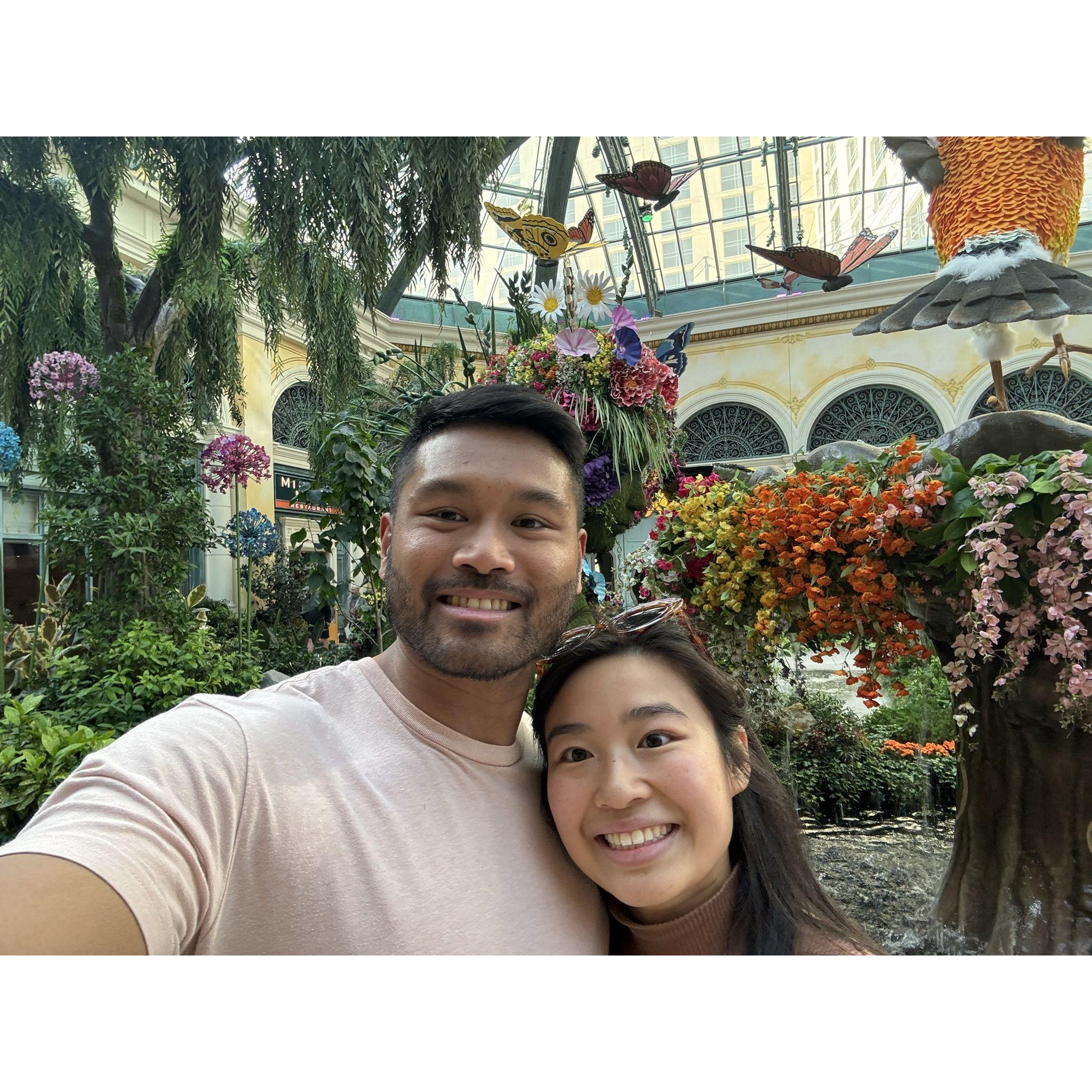 Flowers in a mall, Vegas
