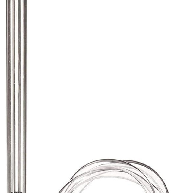 Fermtech Mini Auto-Siphon - Clear Siphon with 3ft Food - Grade Vinyl Hose - Effortless Bottling for 1 Gallon Jugs, Wine, Beer, Mead & Kombucha - 3/8in