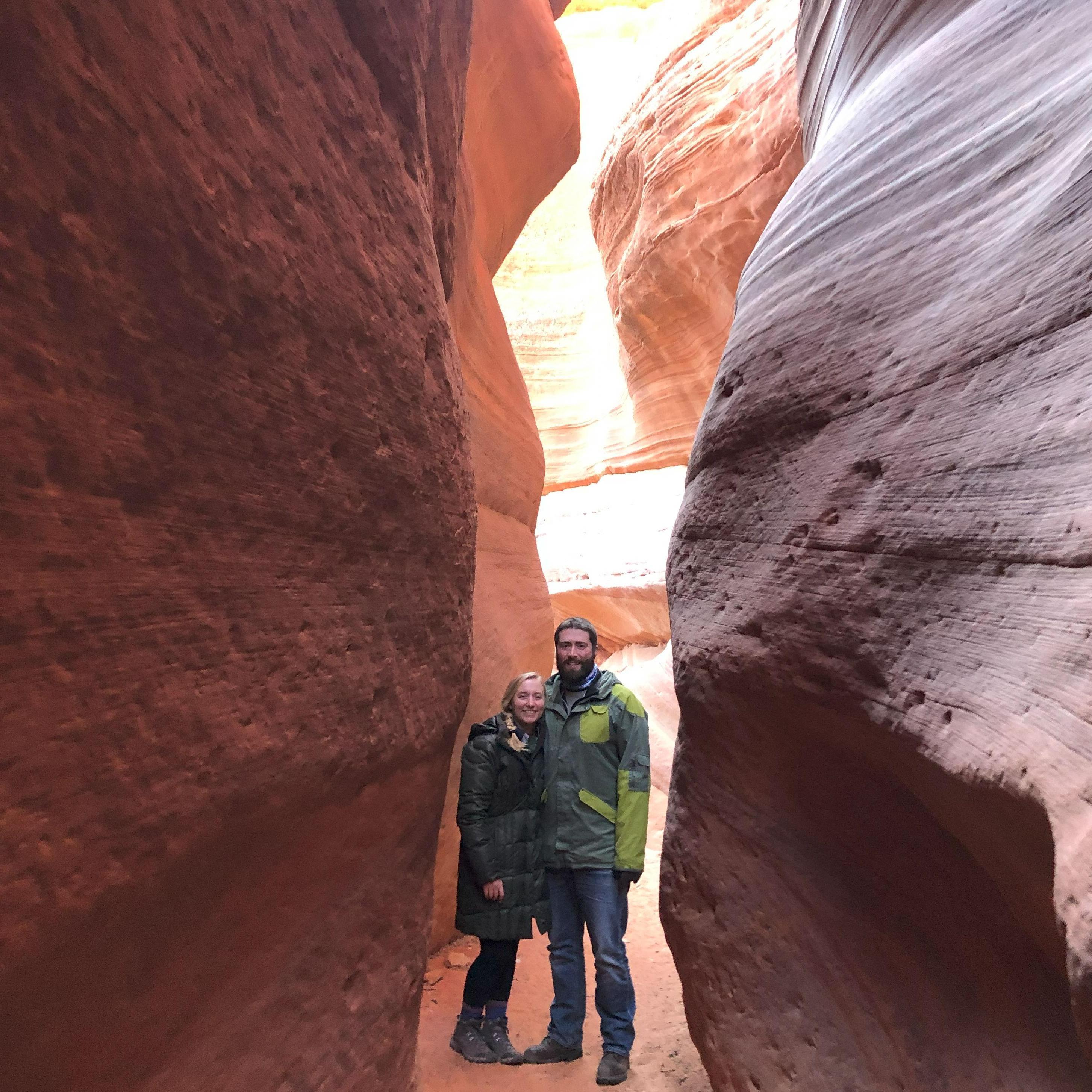Slot canyons in southern Utah (2020)