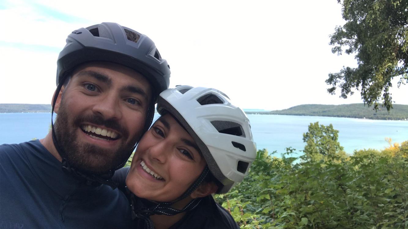 Mid Tour de Leelenau County, Glen Lake, 2020.