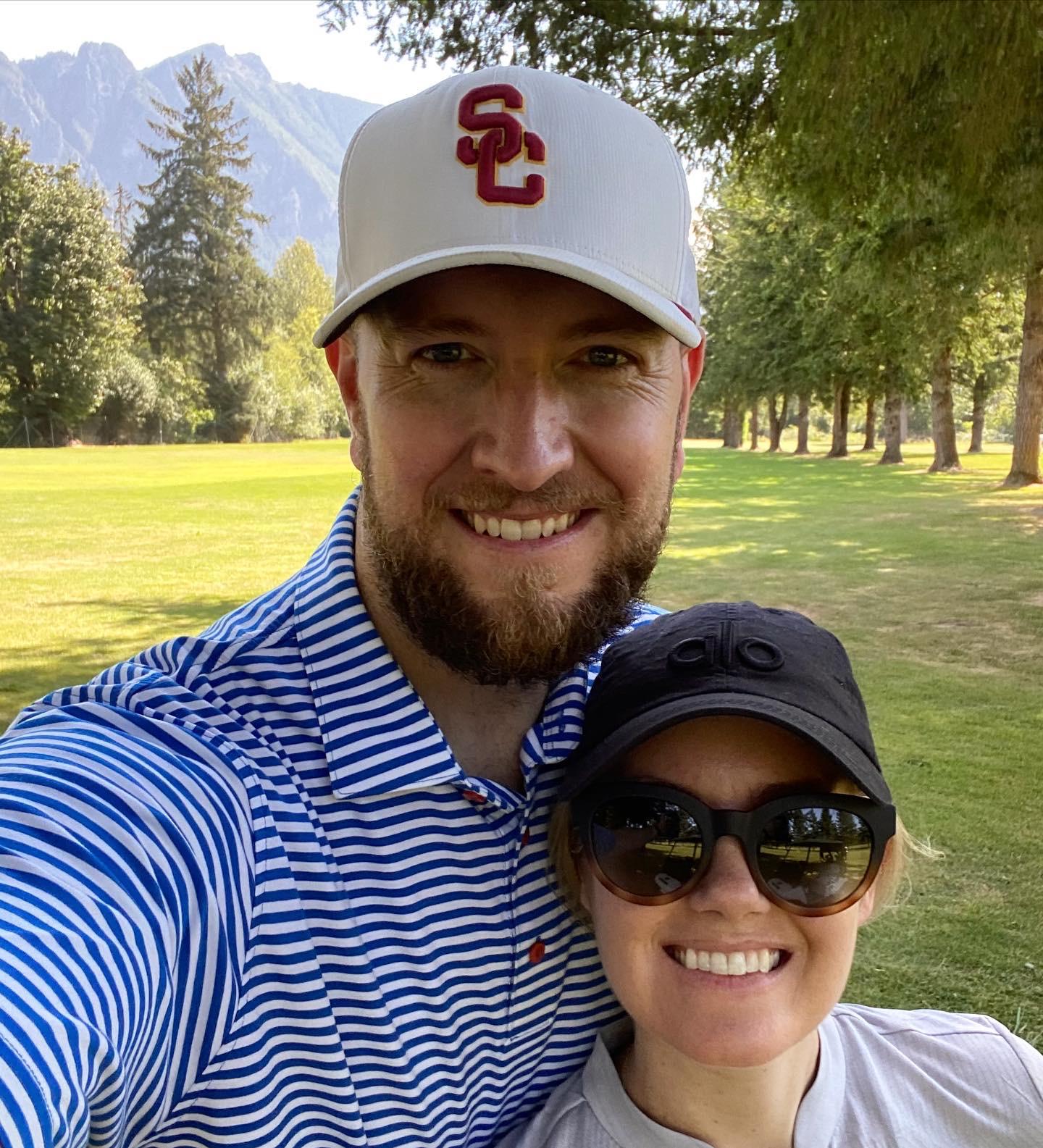 After putting an offer in on a house in Snoqualmie Ridge, we decided to explore our new neighborhood with a round of golf on Rich's birthday at Mt. Si Golf Course - 8/16/20