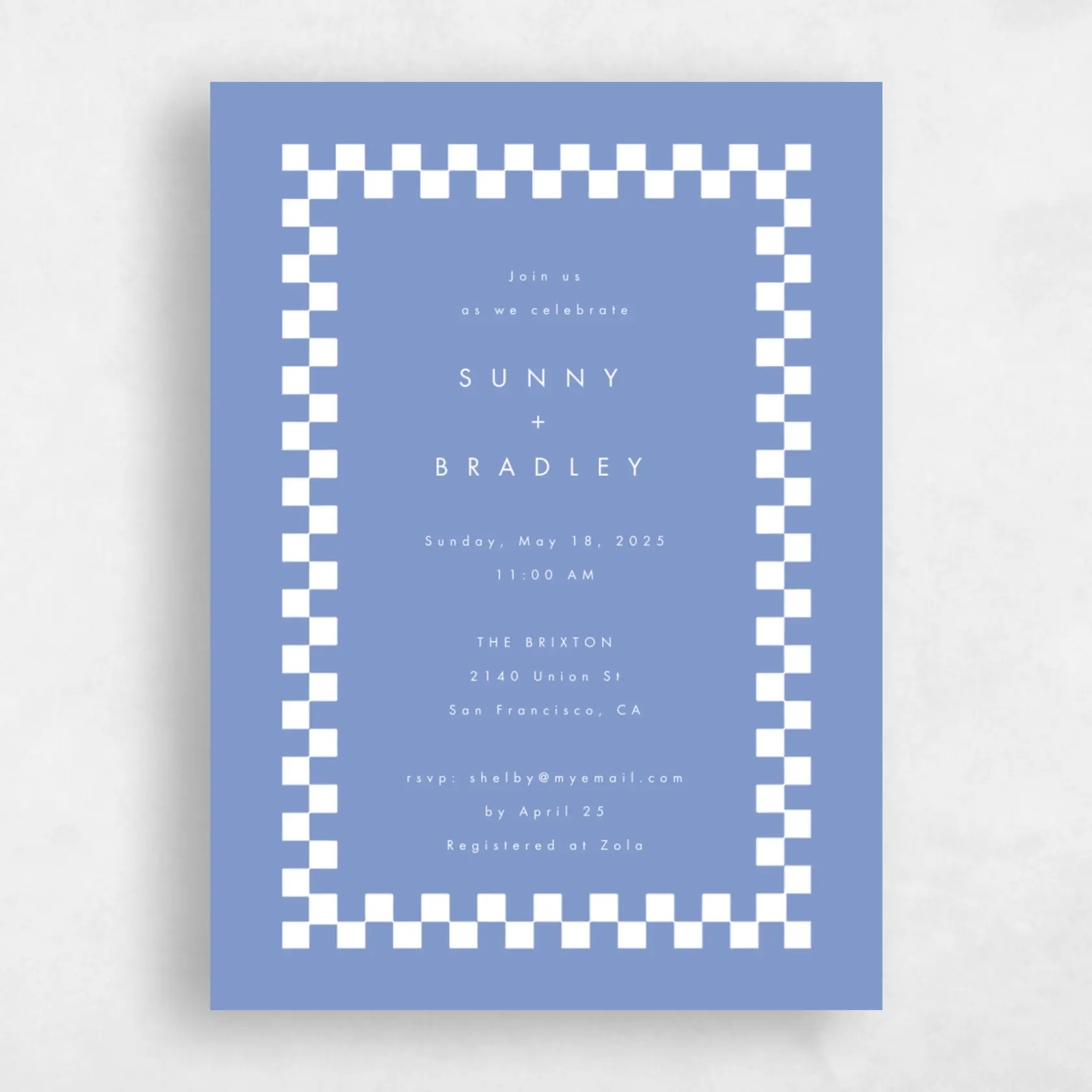 Wedding Shower Invitation - Berliner Portrait preview