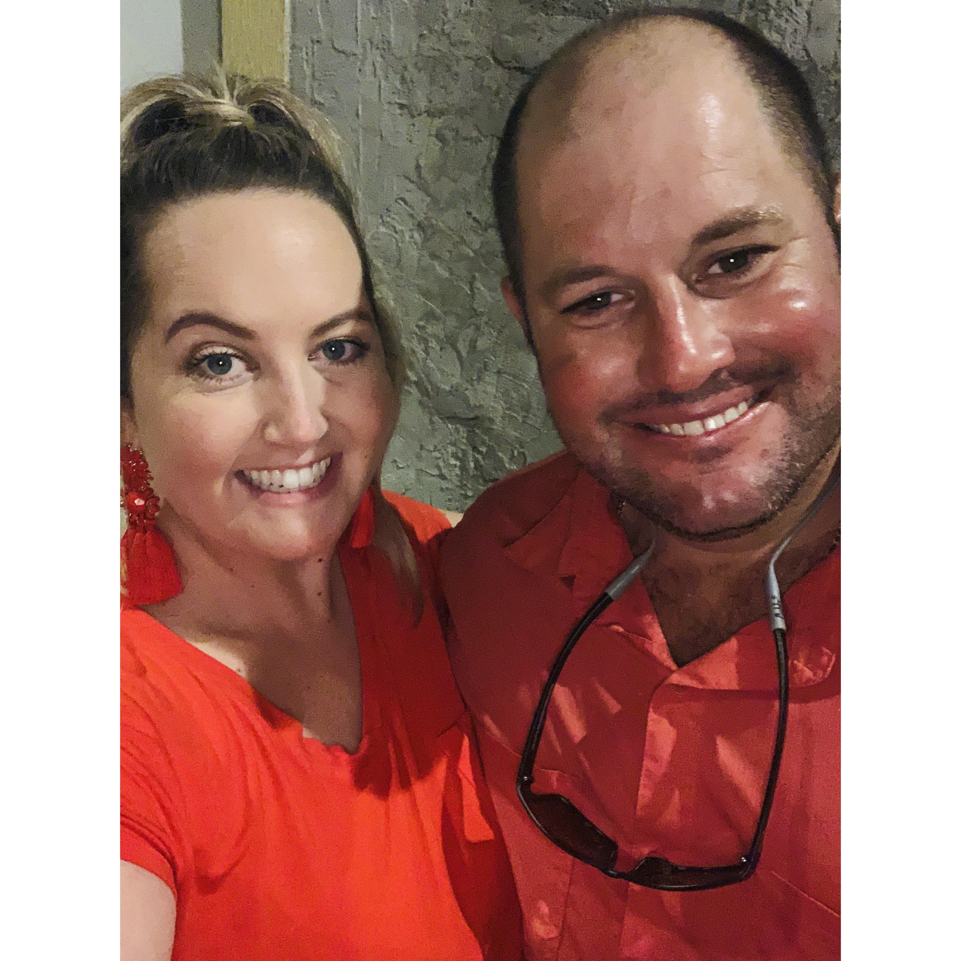 The night we got engaged!