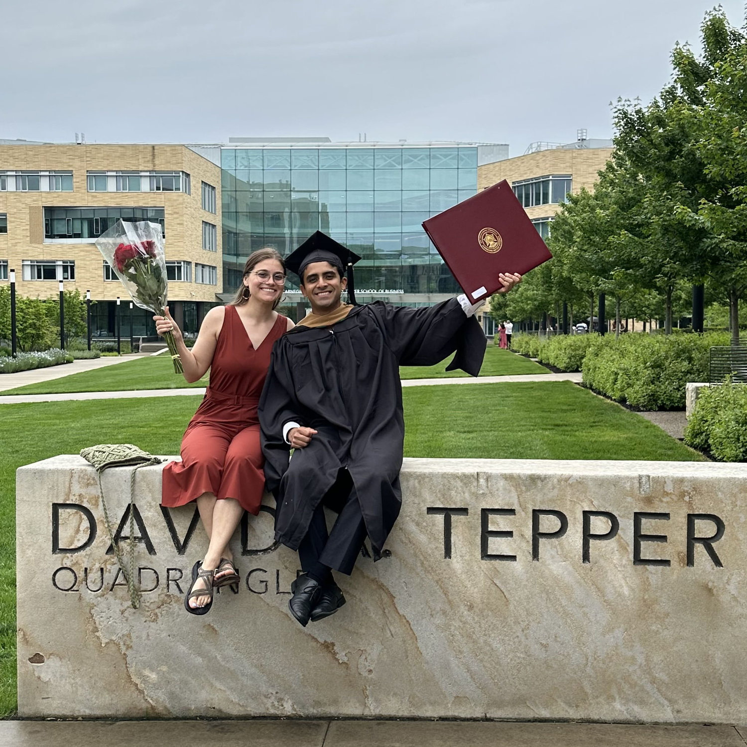 Rohil's MBA graduation