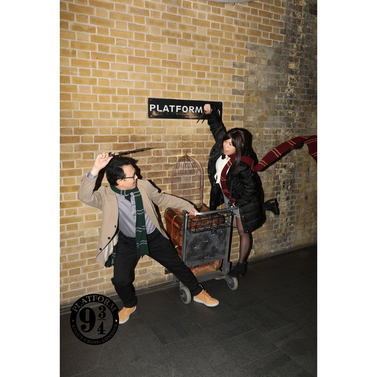 Unleashing her magical prowess, Karen swings her wand, ready to cast spells and conquer the day!