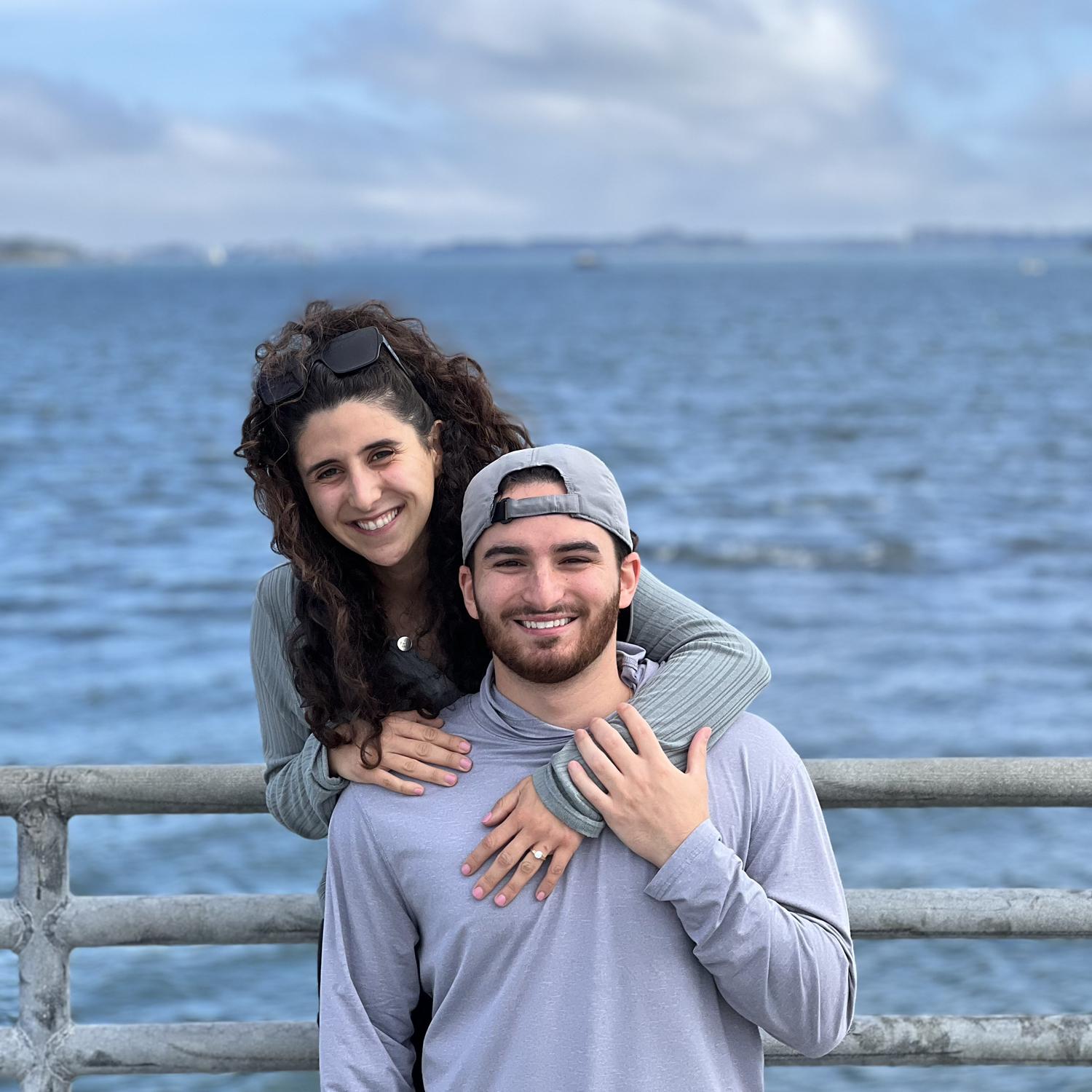 Right after the engagement we went to one of our favorite spots in Quincy