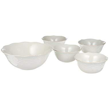 Lenox French Perle Salad Serving Set, 5-Piece