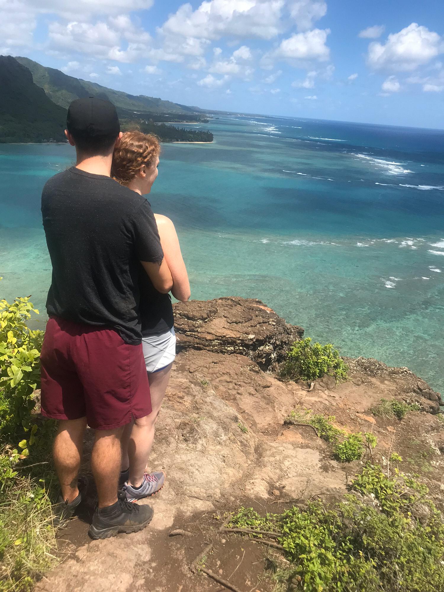 Overlooking Kahana Bay