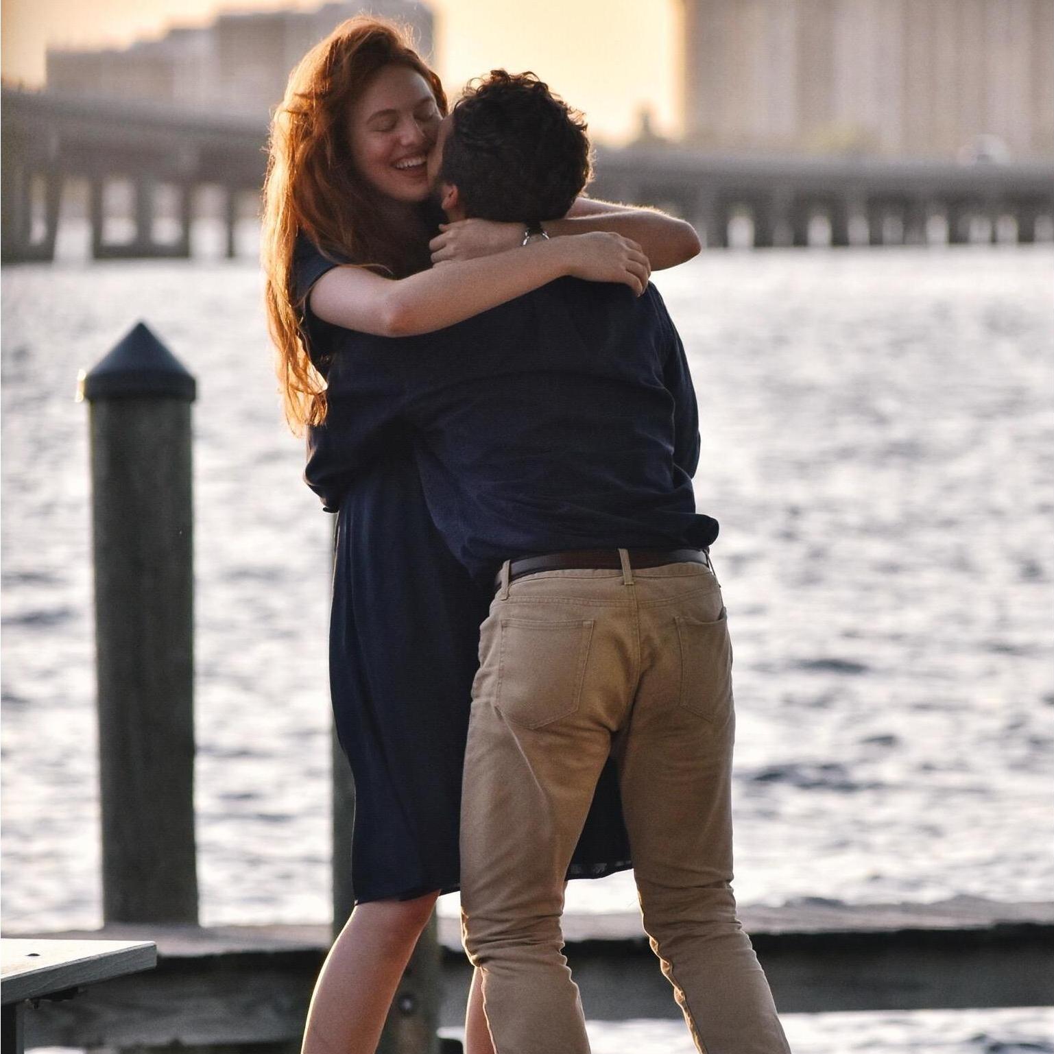 The happiness in Olivia's face makes it pretty clear she can't wait to marry Armand.