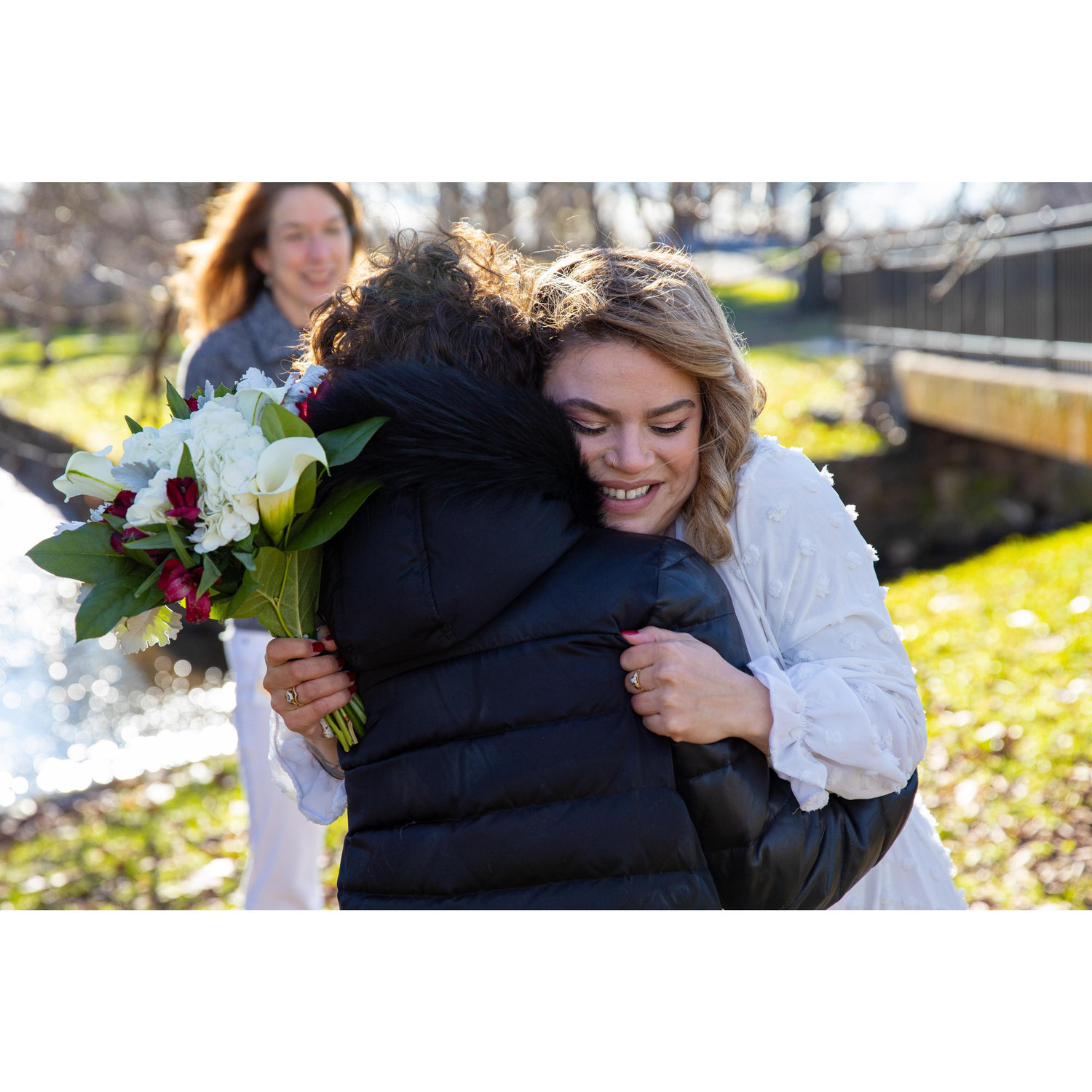 Hugs with mama