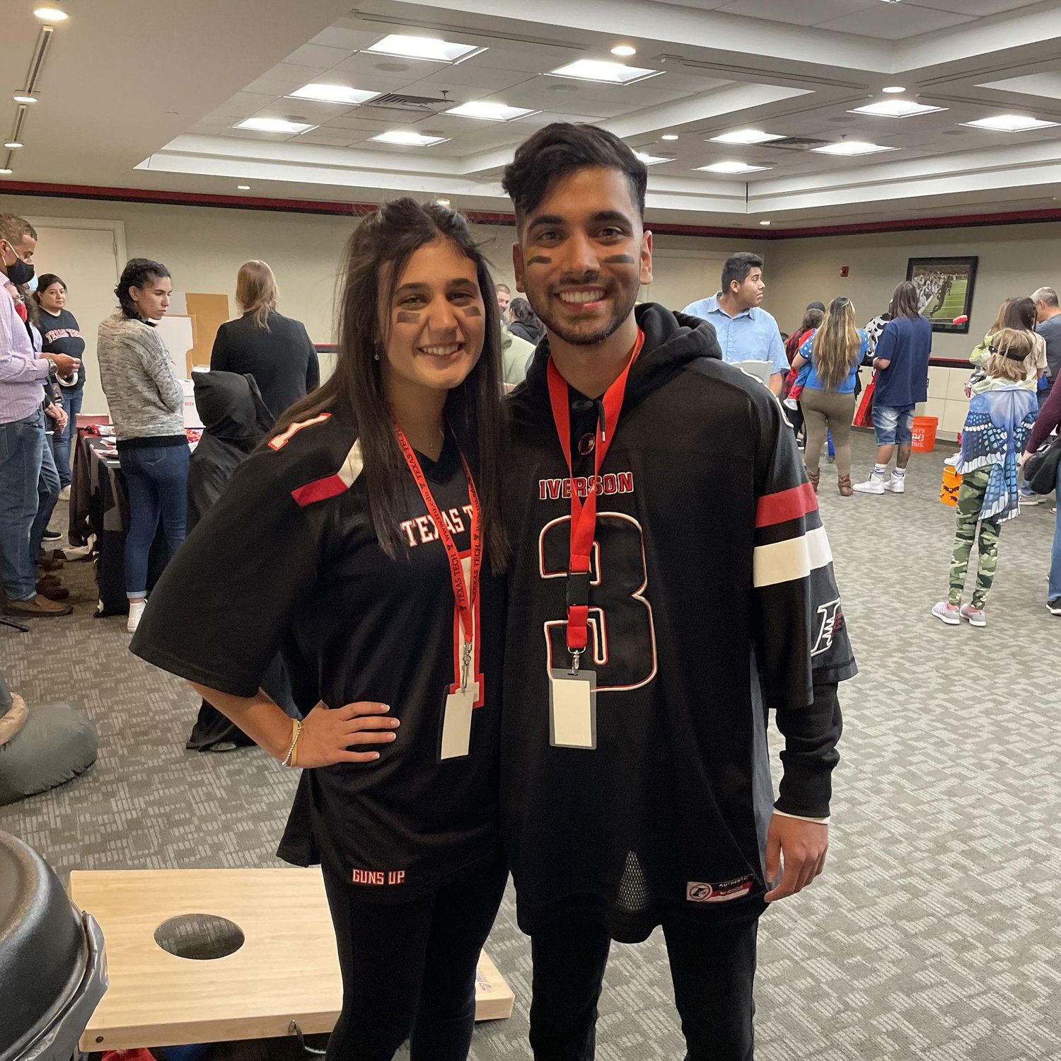 Our first picture together, Texas Tech Halloween Event! - October 2021