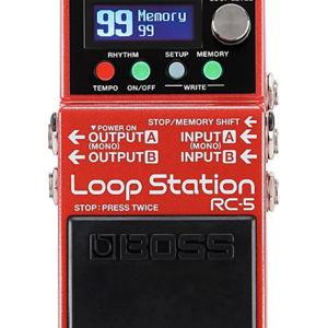 BOSS RC-5 Loop Station Effects Pedal Red