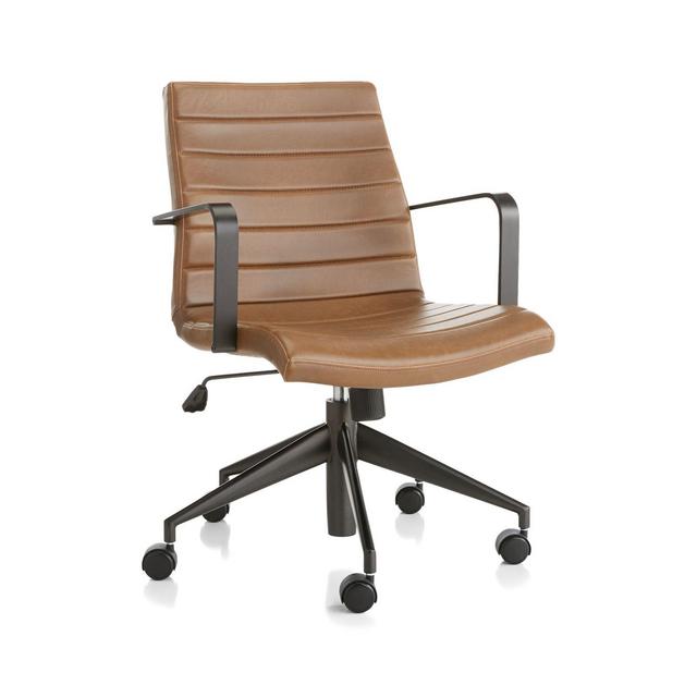 Graham Brown Leather Desk Chair