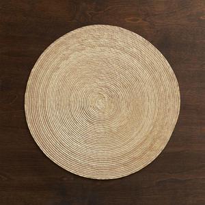 Tropical Palm Natural Round Placemat