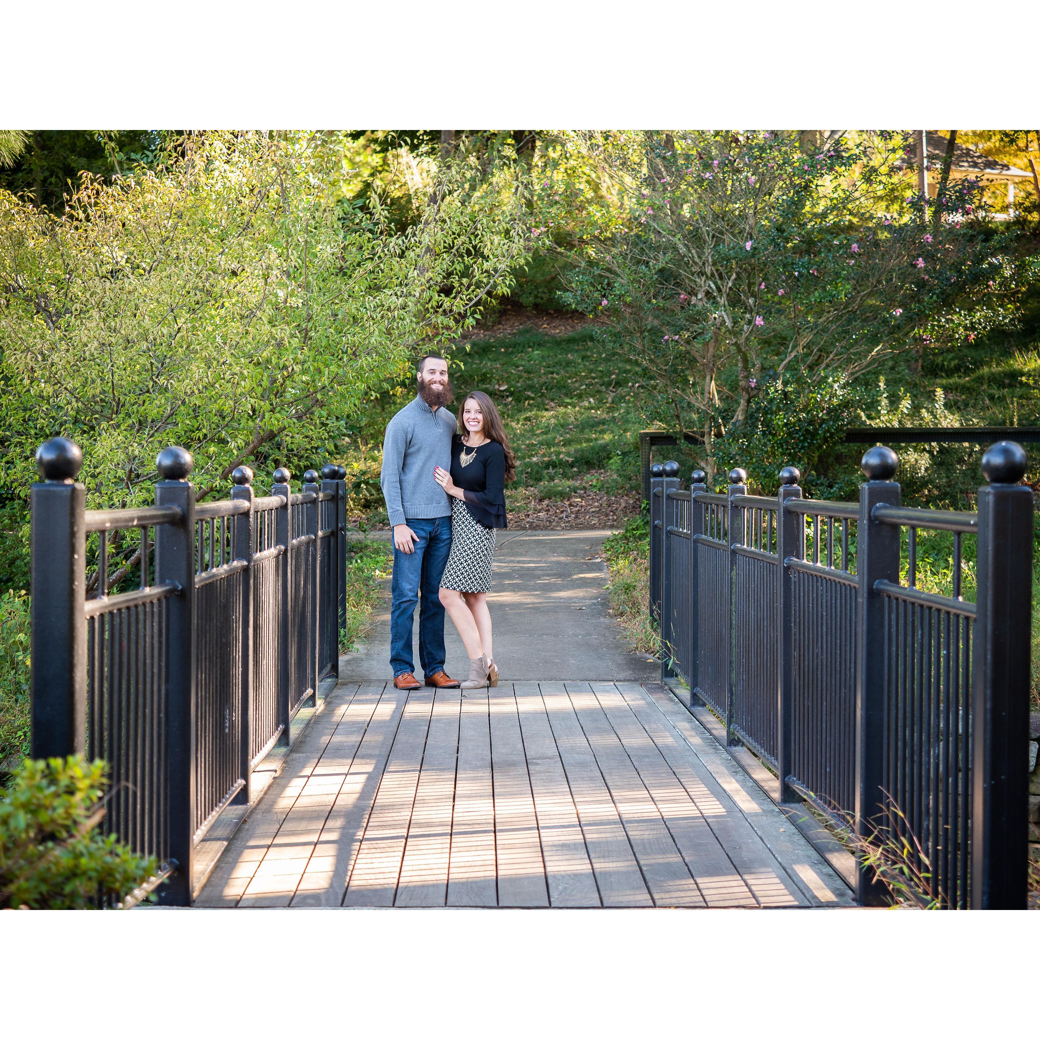 November 2018 - just one of the photos from our Engagement photo session