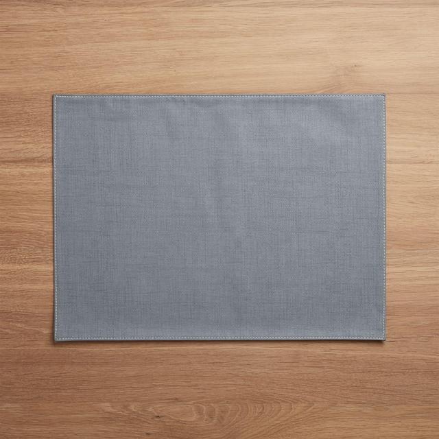 Shiloh Easy-Care Slate Blue Placemat