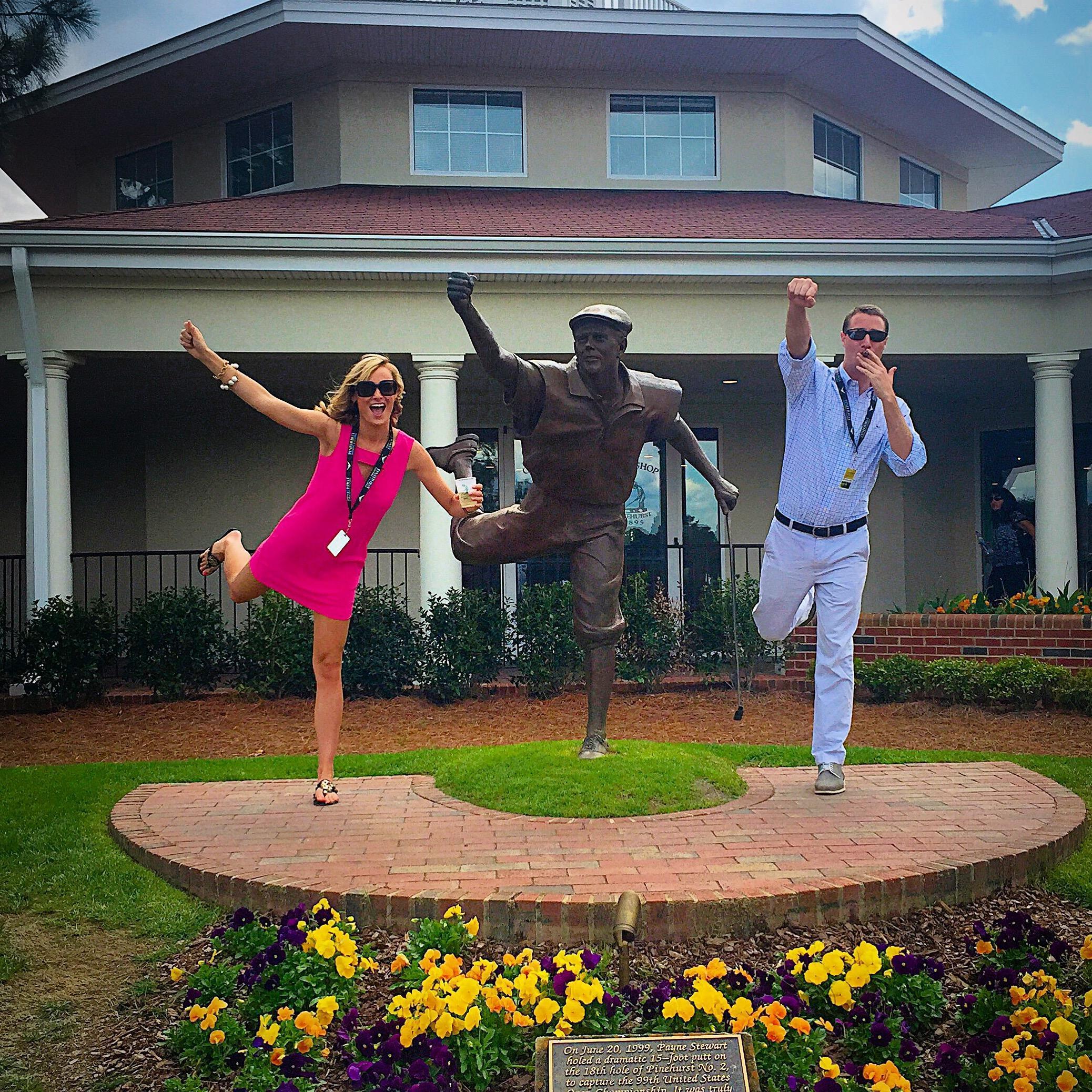 Steve's first visit to Hunter's hometown of Pinehurst, NC.