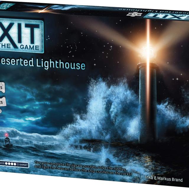 EXIT: The Deserted Lighthouse (With Jigsaw Puzzle) | Exit: The Game - A Kosmos Game | Family-Friendly, Jigsaw Puzzle-Based at-Home Escape Room Experience for 1 to 4 Players, Ages 12+