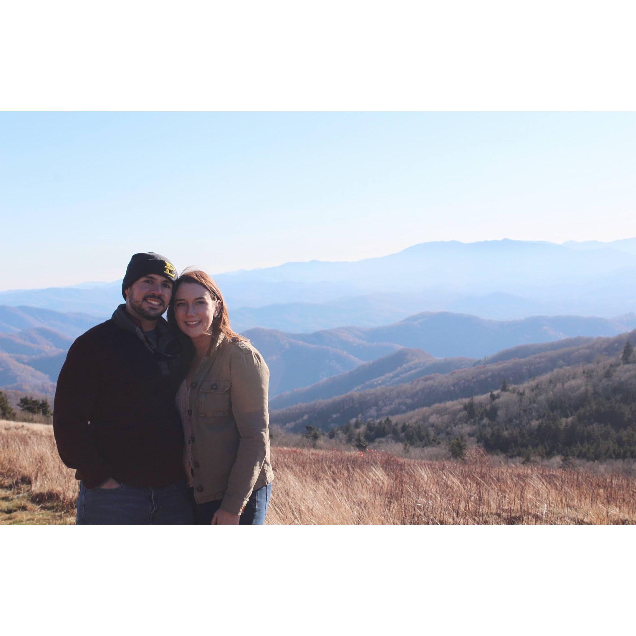 Shortly after we started dating, we knew without a doubt that God had placed our soulmates into our lives. We became built in best friends quickly; from hiking, Chick-Fil-A runs, and downtown outings.