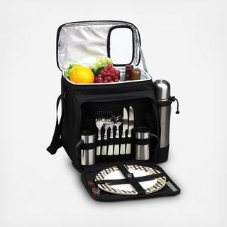 Equipped 2-Person Picnic Tote with Coffee Set