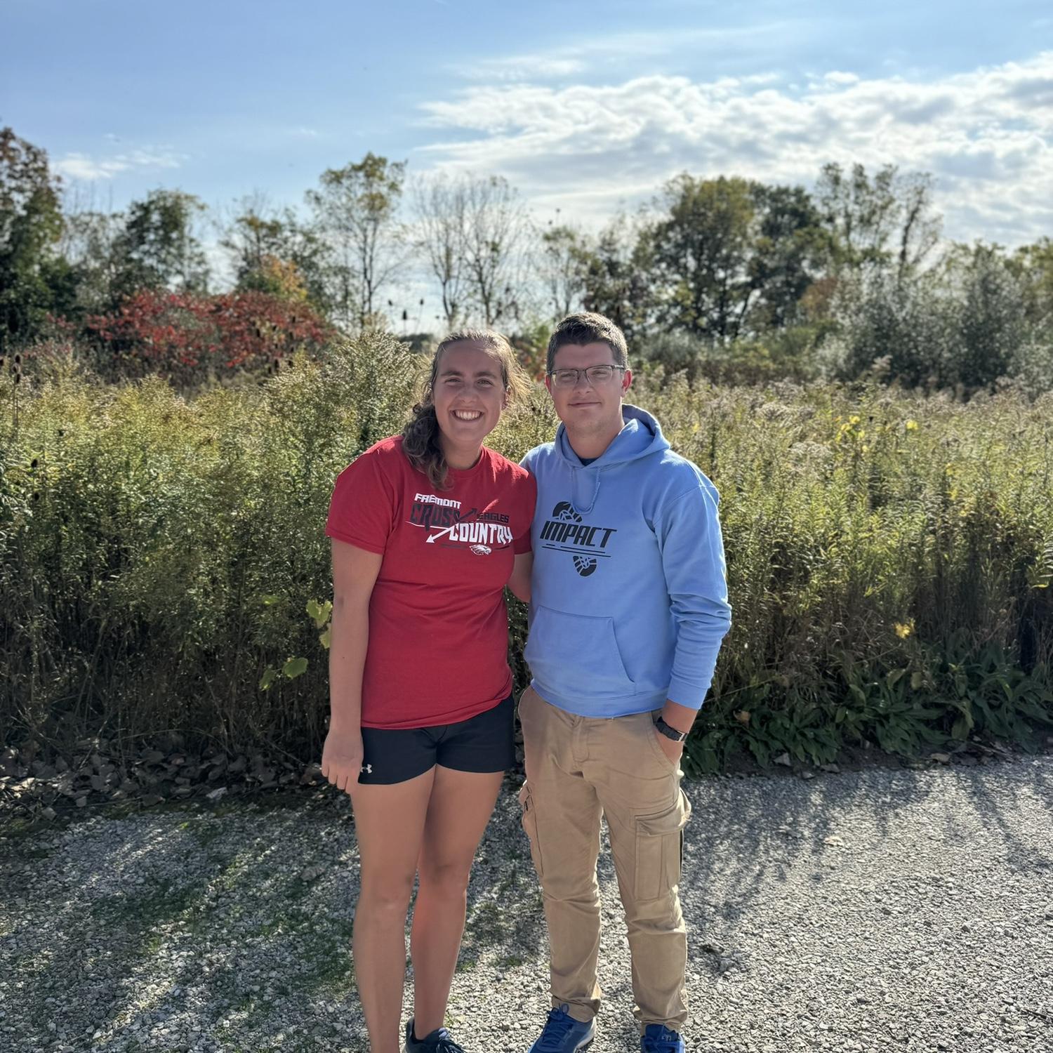 First time we actually stood by each other