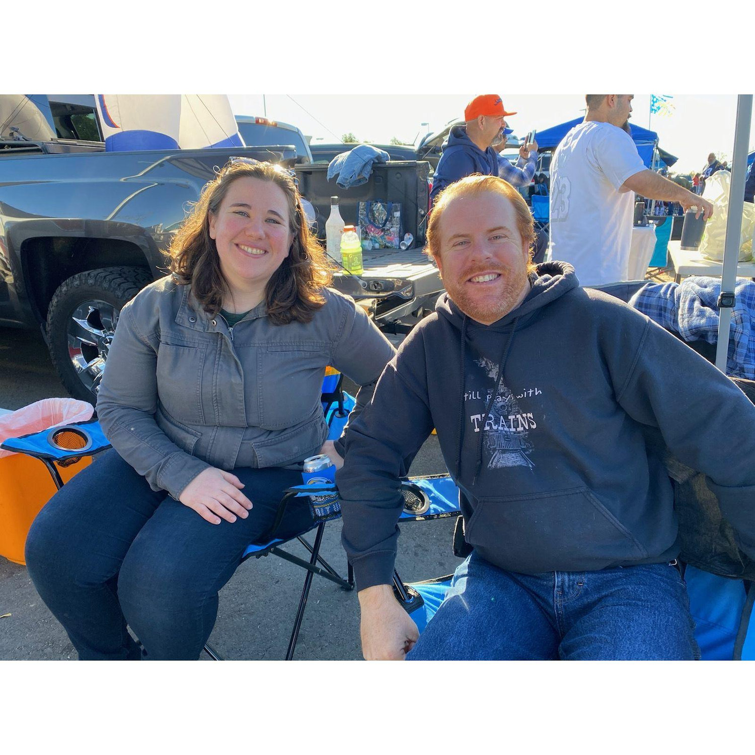 Tailgating at Chargers game