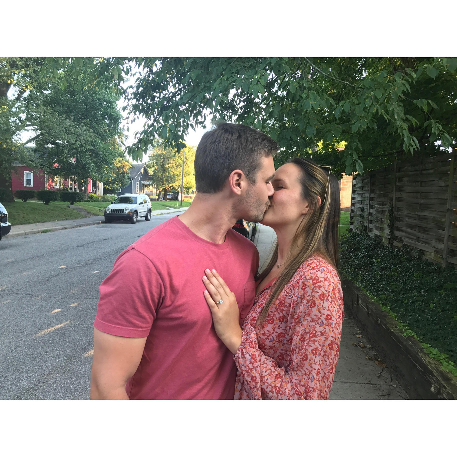 THE MOMENT WE GOT ENGAGED.
INDIANAPOLIS, IN