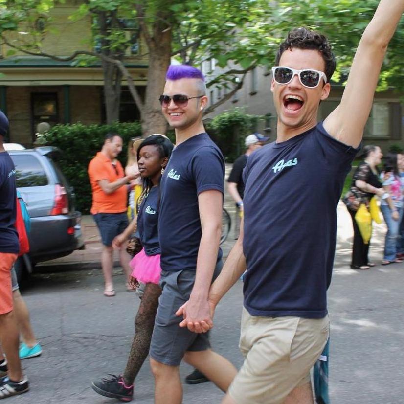 Marching in the Denver Pride Parade with BCAP