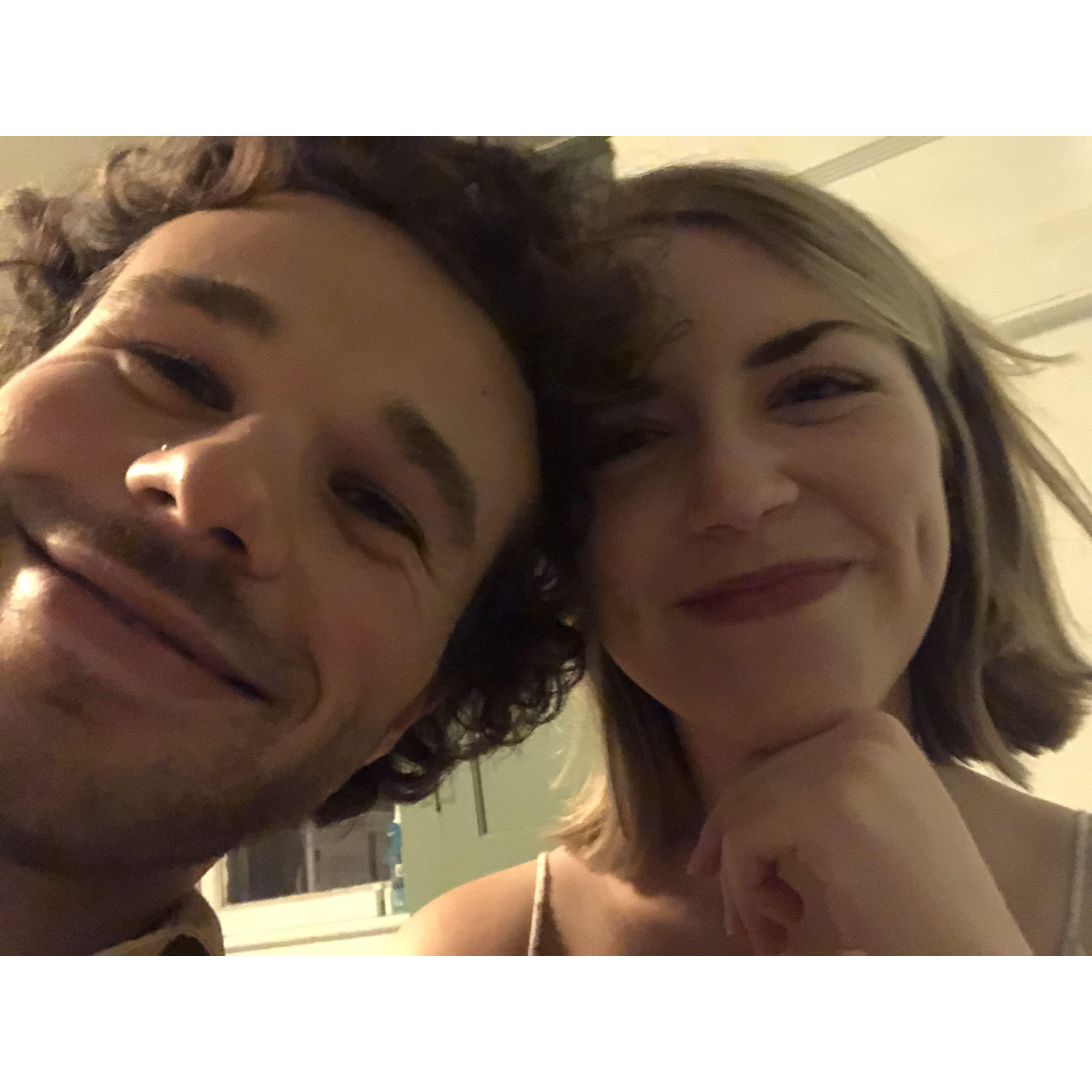 Our First Photo Together - December 2020