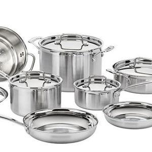 Cuisinart MultiClad Pro Stainless Cookware 12 pcs set