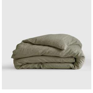Linen Duvet Cover - Twin, Willowleaf