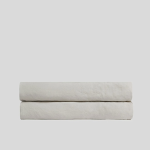 Linen Fitted Sheet - Size King / Color Bone