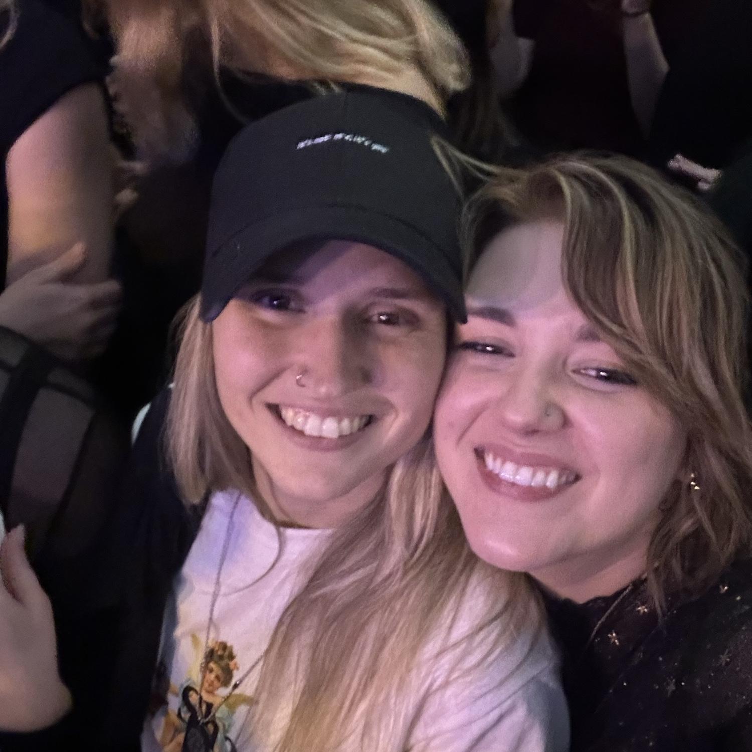 Our first concert together! Erika LOVES Renee Rapp