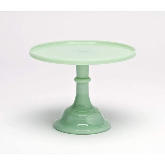 Mosser Glass Cake Stand - 10" - Jadeite