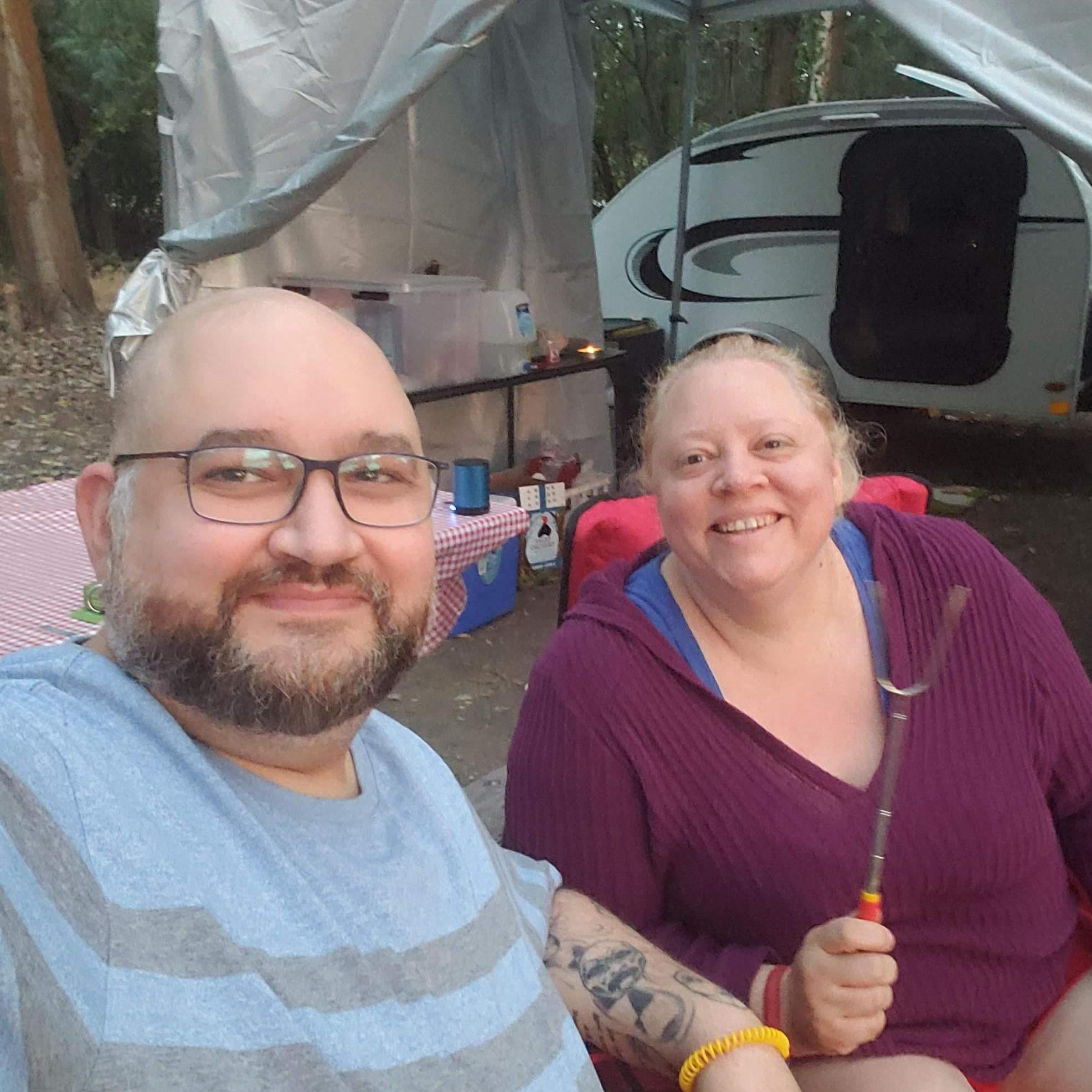 Camping at Potholes State Park, July 2020