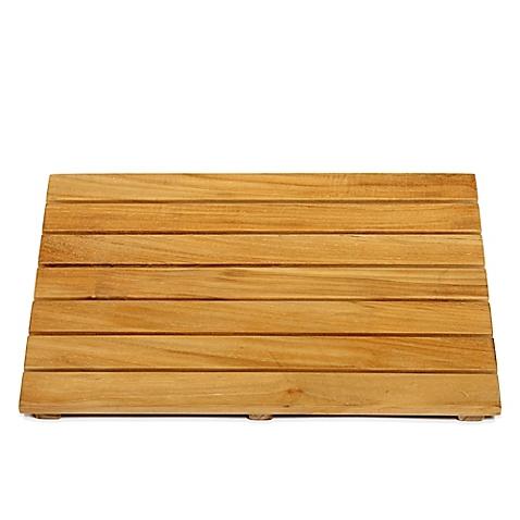 ARB Teak & Specialties 20-Inch x 14-Inch Teak Wood Shower Mat