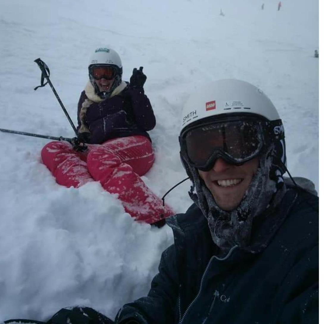 Winter 2018: Exploring a back bowl (Nick would know exactly which resort this is, Jen is notoriously bad at directions.)

ETA:Showing this to Nick later, he immediately said, "Yea, that's Vail."