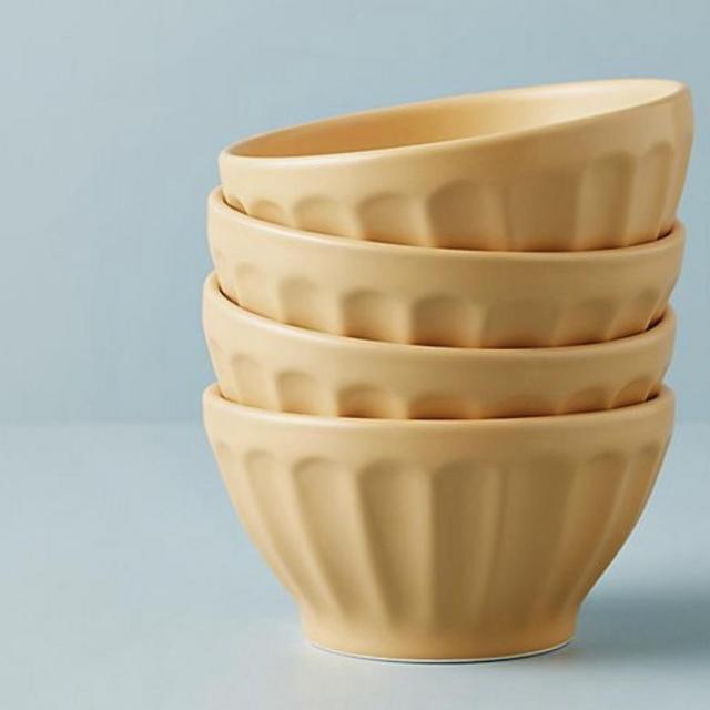 Matte Latte Bowls, Set of 4