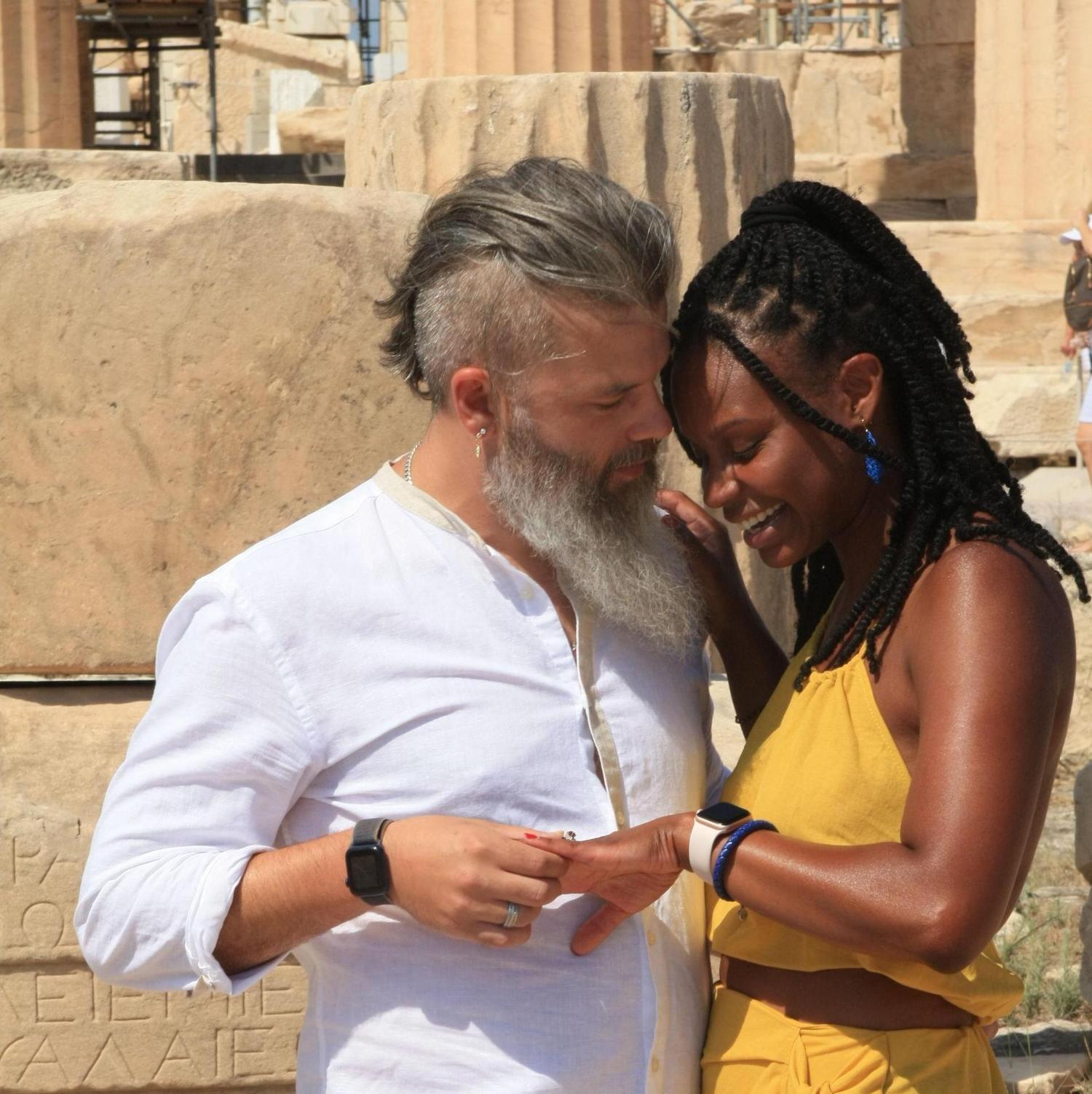 On August 17, 2023, Emmanuel proposed to Tiara in front of the Parthenon in Athens, Greece